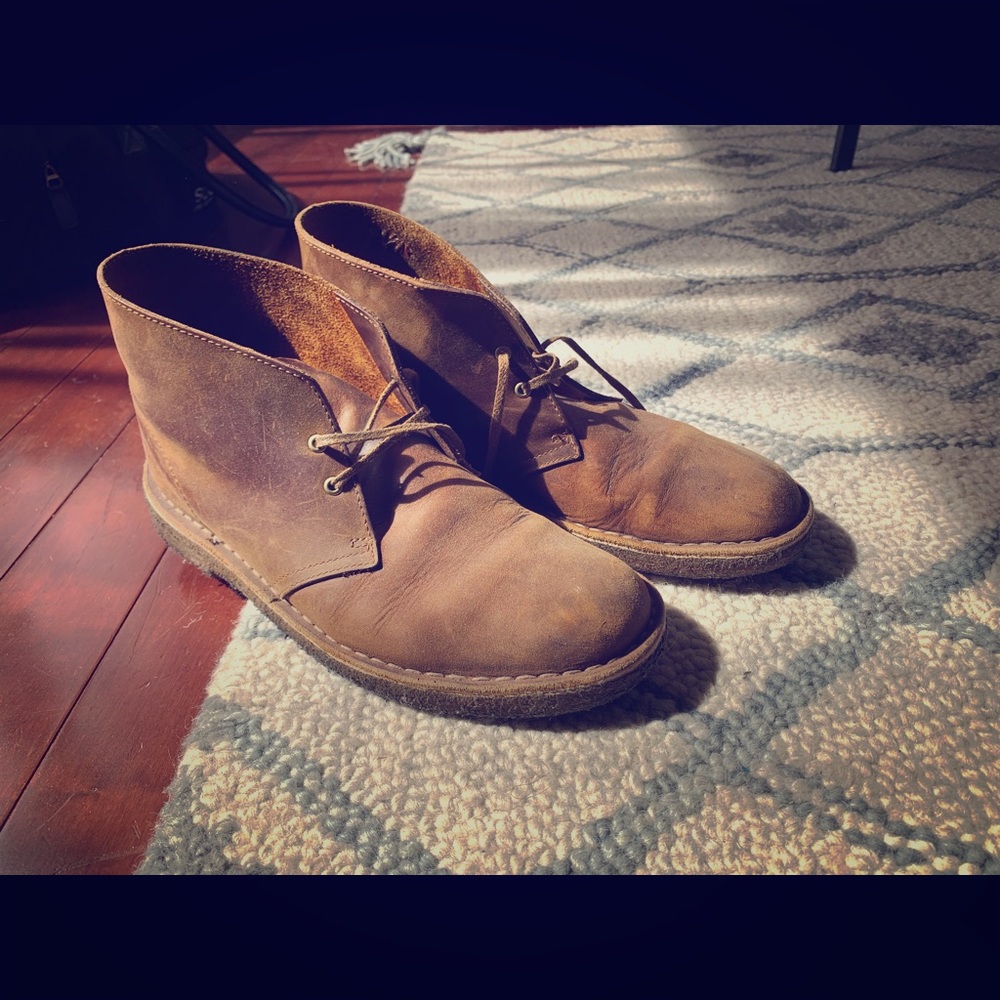 Clark’s leather desert boots